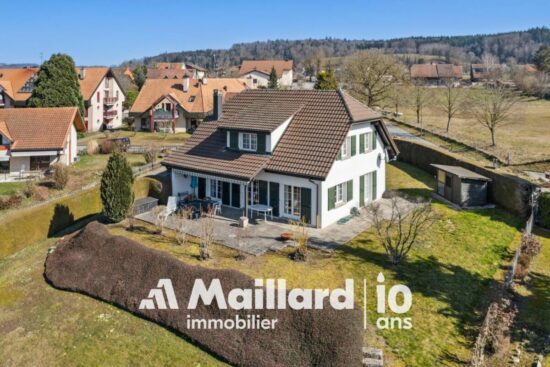 Photo 1 de l'annonce 1636365 - villa individuelle 6.5 pièces à cugy vd