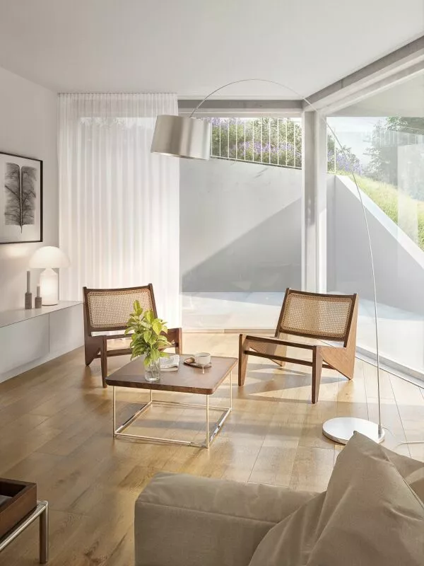 Nyon, Résidence Arboris – Appartement 3.5 pièces au rez-de-chaussée avec jardin