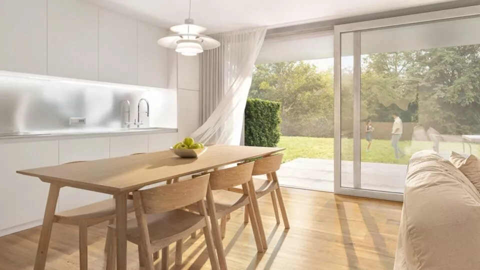 Nyon, Résidence Arboris – Appartement 2.5 pièces au rez-de-chaussée avec jardin