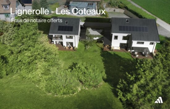 Photo 1 de l'annonce 1668794 - lignerolle – les coteaux – villa neuve de 5.5 pièces