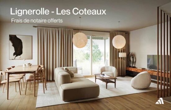 Photo 1 de l'annonce 1668803 - lignerolle – les coteaux – villa mitoyenne de 5.5 pièces